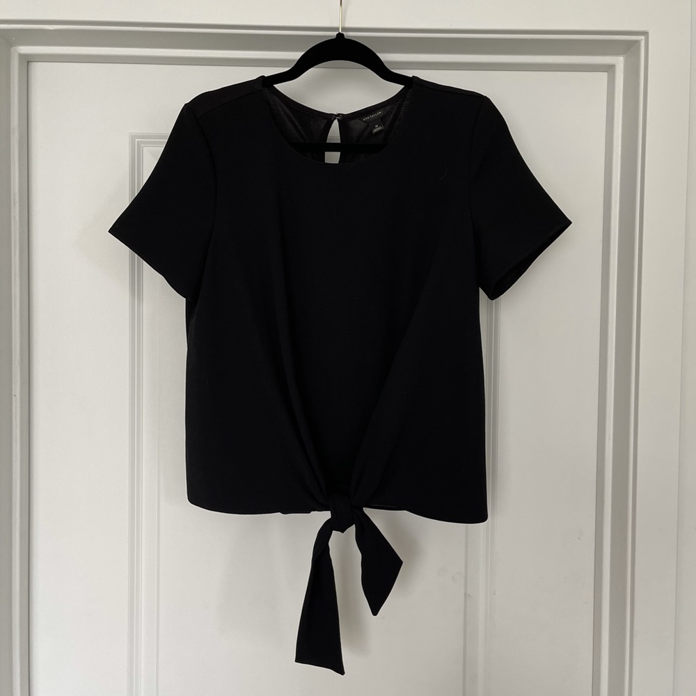 Ann Taylor Tie-Front blouse, size medium